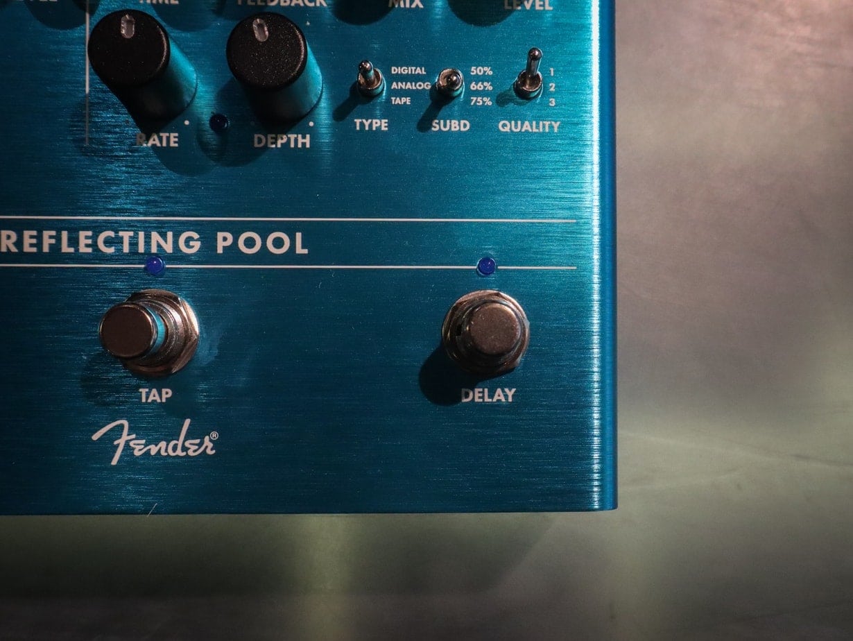 Fender shop reflecting pool