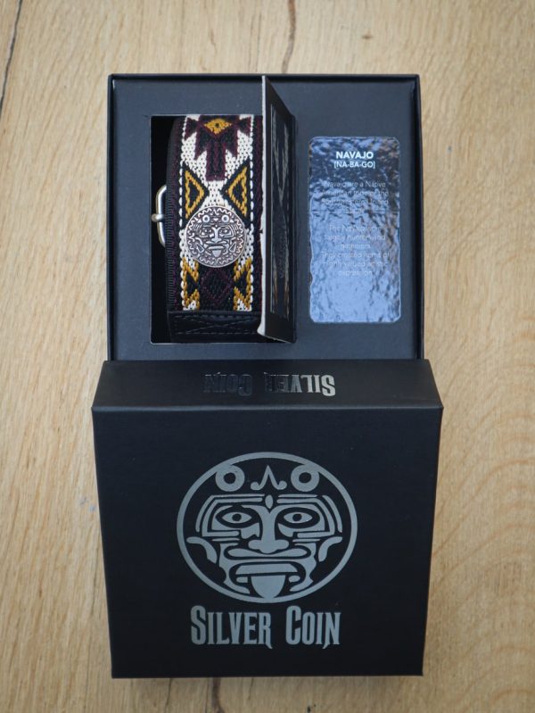 Silver Coin Navajo Guitar Strap - Afbeelding 2