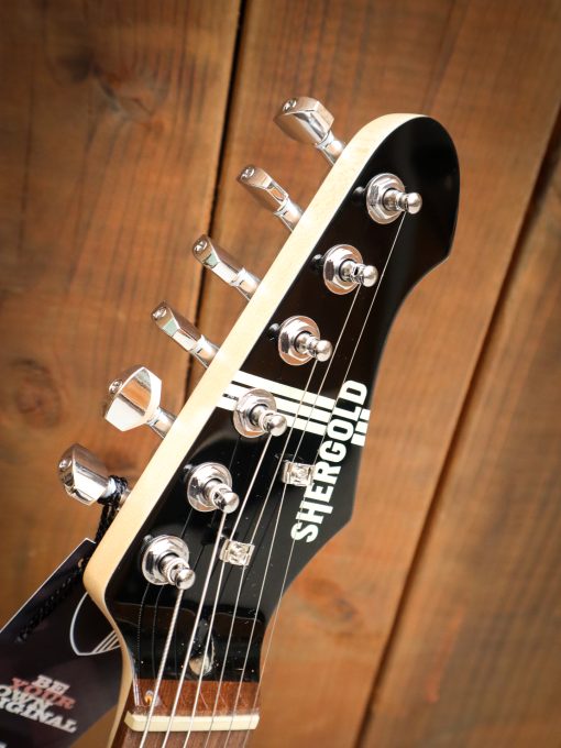Shergold Telstar Standard ST14 Black (incl gigbag) - Afbeelding 12