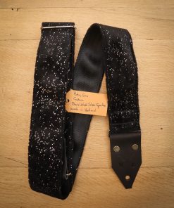 Holy Cow Custom Black Velvet Silver Sparkle
