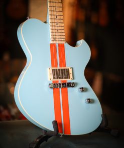 Newman Honeycomb Junior GT-40 Fixed Pickups - Baby Blue w/ Racing Stripes