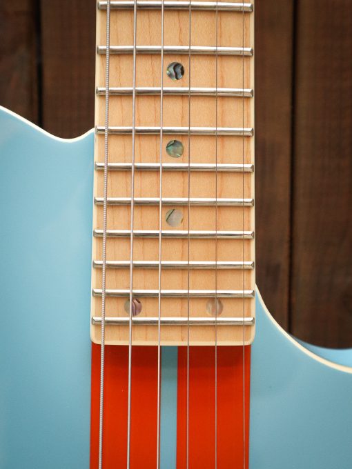 Newman Honeycomb Junior GT-40 Fixed Pickups - Baby Blue w/ Racing Stripes - Afbeelding 6