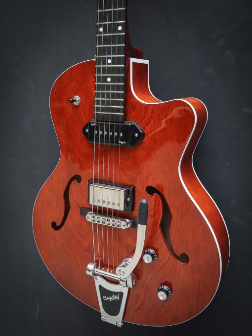 Godin Kingpin 5th Avenue Uptown Custom Havana Brown (Used) - Afbeelding 10