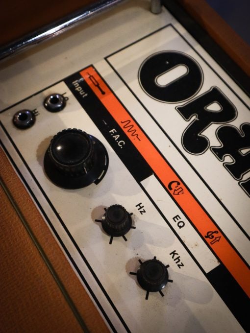 Vintage Orange OR80 Overdrive 2x12 Valve Amplifier Combo 1973 - Afbeelding 3