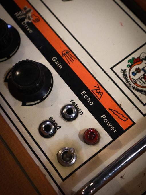 Vintage Orange OR80 Overdrive 2x12 Valve Amplifier Combo 1973 - Afbeelding 4