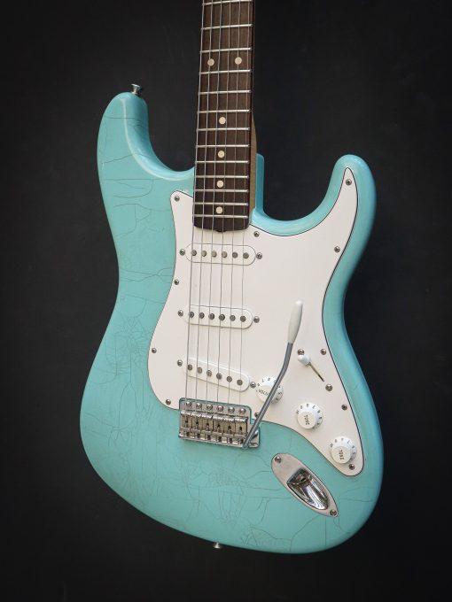 Fender Custom Shop 2014 1960 NOS Stratocaster Daphne Blue - Afbeelding 7