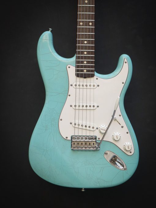 Fender Custom Shop 2014 1960 NOS Stratocaster Daphne Blue - Afbeelding 3