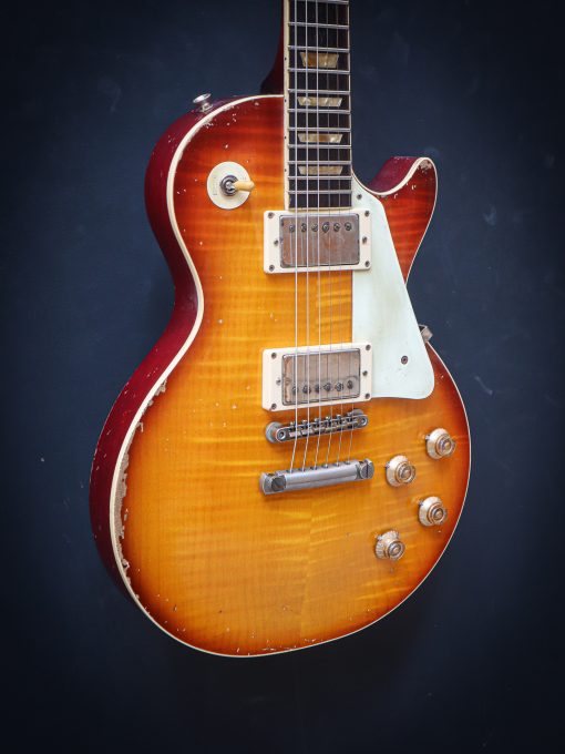 Kauffmann '59 SC Flamed Top Faded Cherry Burst - Afbeelding 4