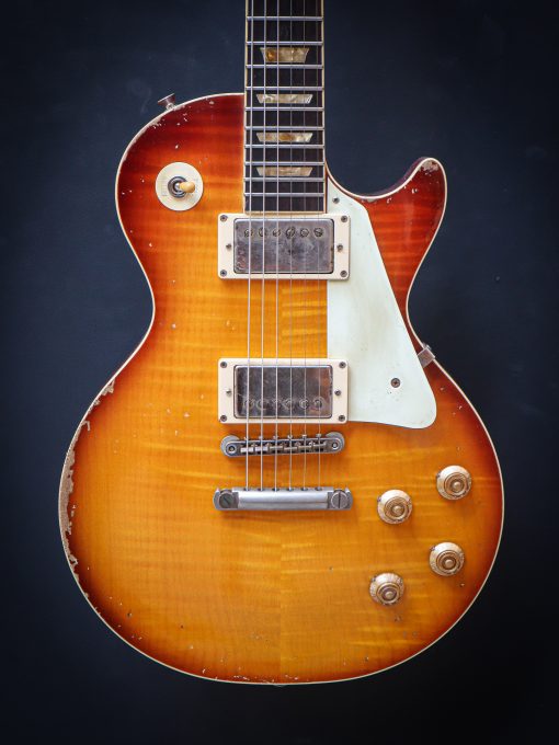 Kauffmann '59 SC Flamed Top Faded Cherry Burst - Afbeelding 3
