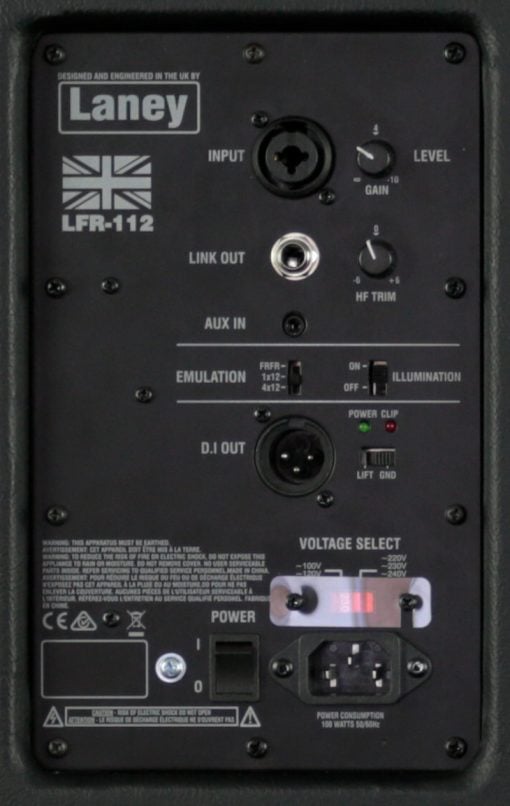 Laney LFR-112 400 Watt FRFR Powered Cabinet - Afbeelding 4
