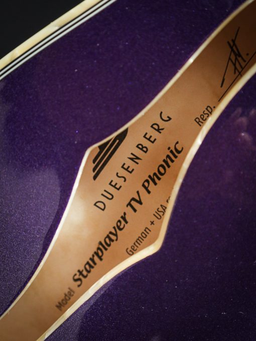 Duesenberg Starplayer TV Phonic Royal Purple Limited Edition - Afbeelding 11