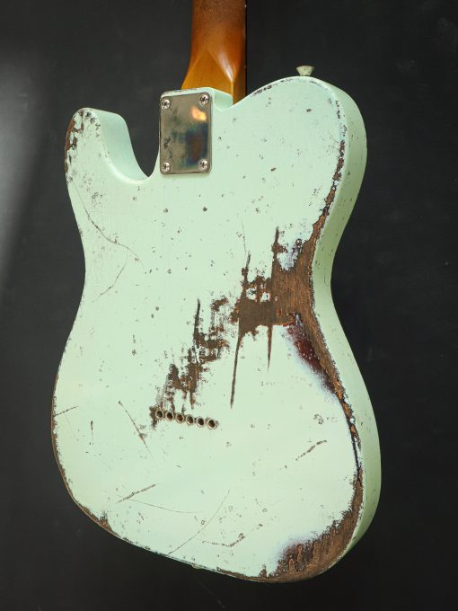 Kauffmann '63 T Surf Green over 3-Tone Sunburst - Afbeelding 17