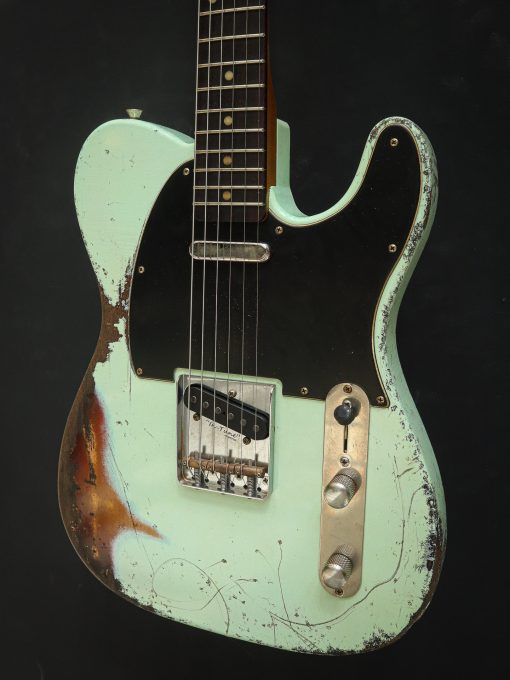 Kauffmann '63 T Surf Green over 3-Tone Sunburst - Afbeelding 7