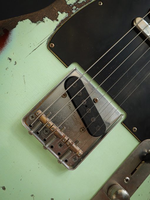 Kauffmann '63 T Surf Green over 3-Tone Sunburst - Afbeelding 9