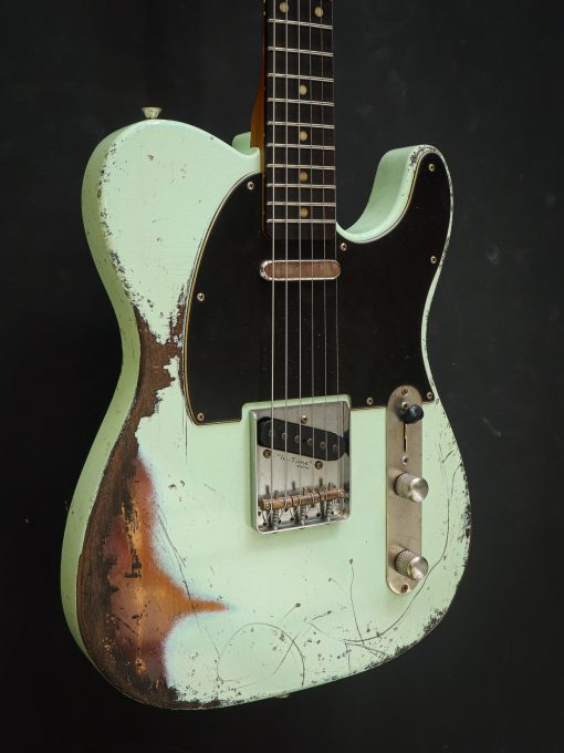 Kauffmann '63 T Surf Green over 3-Tone Sunburst - Afbeelding 4