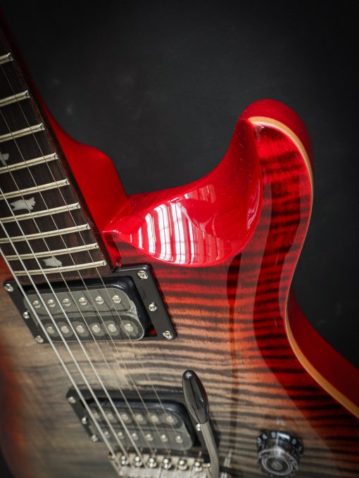 PRS SE Custom 24 Charcoal Cherry Burst - Afbeelding 9
