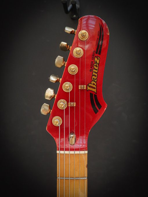 1981 Ibanez BL550 Blazer Flame Red Sparkle (Pre-Owned) - Afbeelding 13