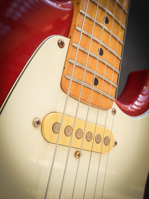 1981 Ibanez BL550 Blazer Flame Red Sparkle (Pre-Owned) - Afbeelding 12