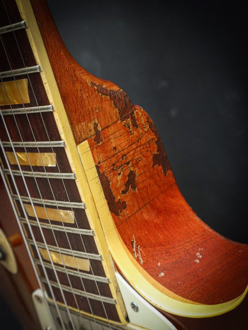 Kauffmann '59 SC Flamed Top Faded Cherry Burst - Afbeelding 11
