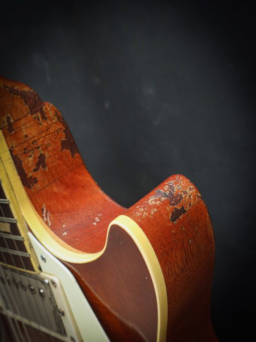Kauffmann '59 SC Flamed Top Faded Cherry Burst - Afbeelding 10