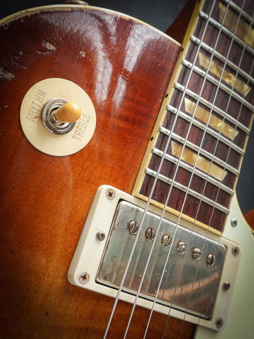 Kauffmann '59 SC Flamed Top Faded Cherry Burst - Afbeelding 7