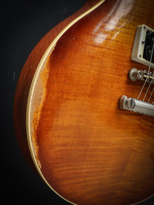 Kauffmann '59 SC Flamed Top Faded Cherry Burst - Afbeelding 6
