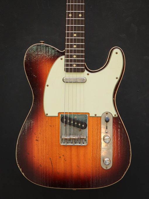 Kauffmann '63 T Double Bound Three Tone Sunburst - Afbeelding 3