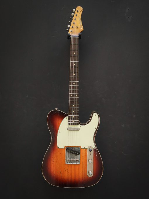 Kauffmann '63 T Double Bound Three Tone Sunburst - Afbeelding 2