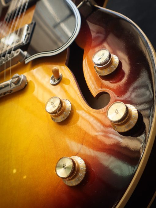Gibson ES-335 Memphis Custom Sunburst Pre-Owned - Afbeelding 6