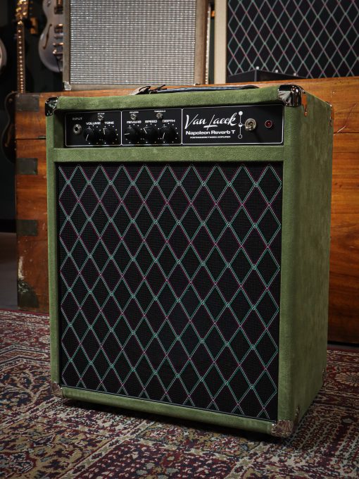 Van Laeck Napoleon Reverb T Light Olive Suede - Afbeelding 4