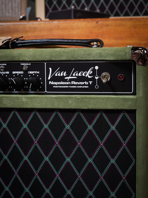 Van Laeck Napoleon Reverb T Light Olive Suede - Afbeelding 3