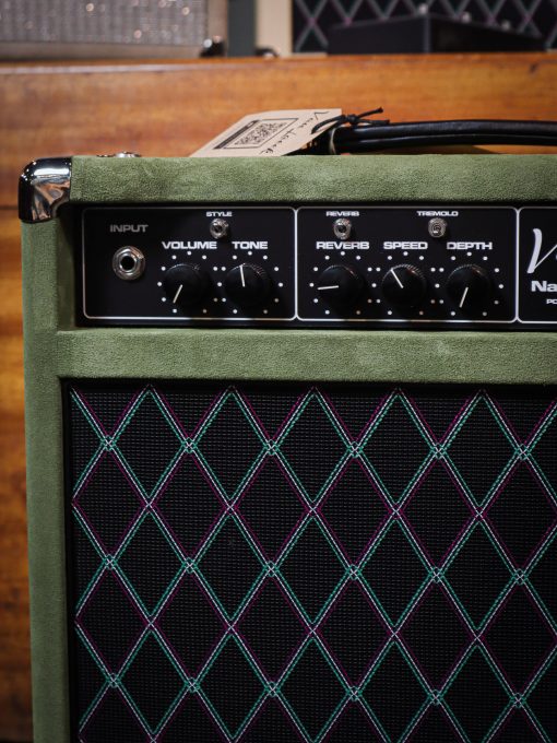 Van Laeck Napoleon Reverb T Light Olive Suede - Afbeelding 2