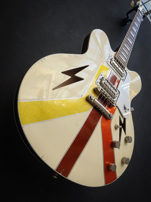 Rock N Roll Relics Lightning Van Stripes White - Afbeelding 6
