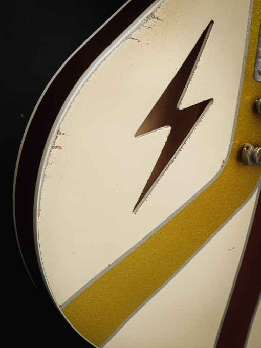 Rock N Roll Relics Lightning Van Stripes White - Afbeelding 5