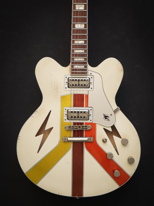 Rock N Roll Relics Lightning Van Stripes White - Afbeelding 3