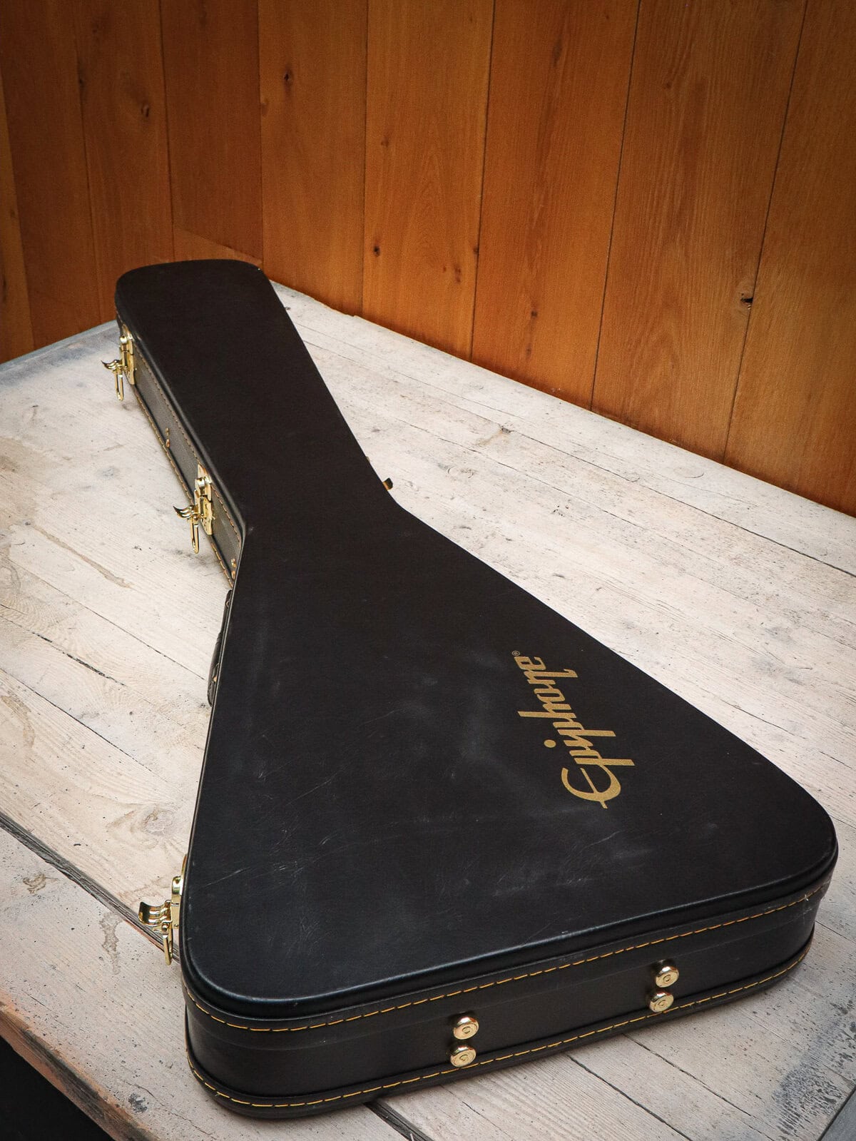 Epiphone Flying V Prophecy Yellow Tiger Aged Gloss (Pre-Owned) - Afbeelding 19