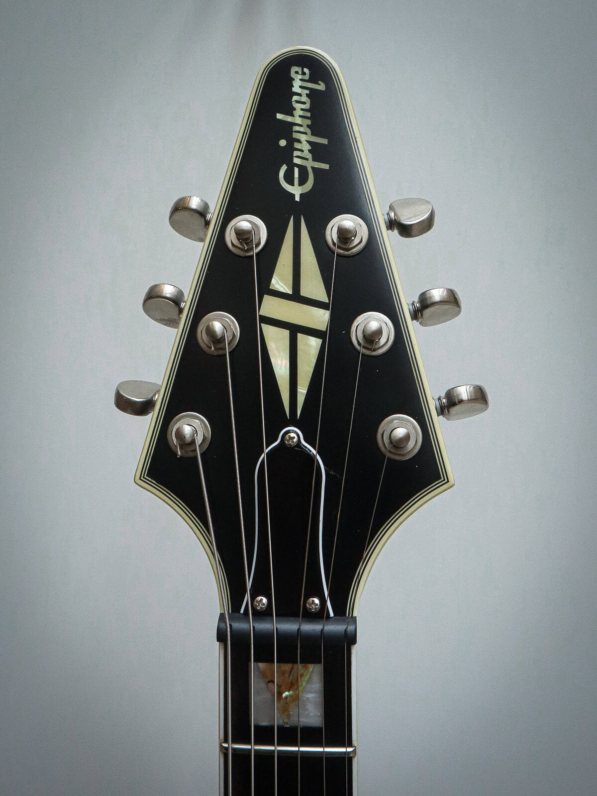 Epiphone Flying V Prophecy Yellow Tiger Aged Gloss (Pre-Owned) - Afbeelding 12