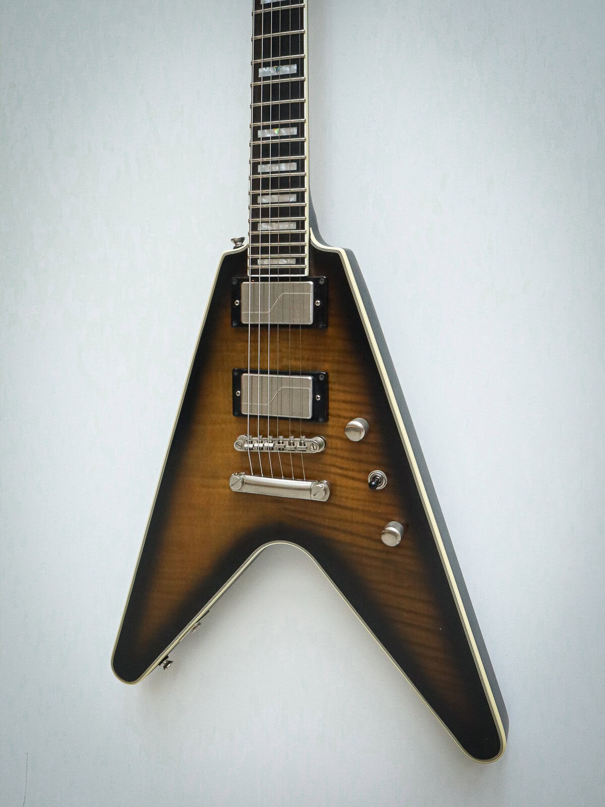 Epiphone Flying V Prophecy Yellow Tiger Aged Gloss (Pre-Owned) - Afbeelding 9