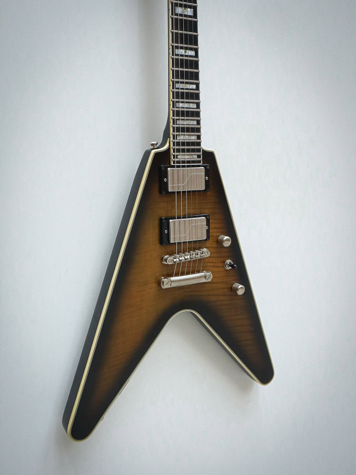 Epiphone Flying V Prophecy Yellow Tiger Aged Gloss (Pre-Owned) - Afbeelding 4