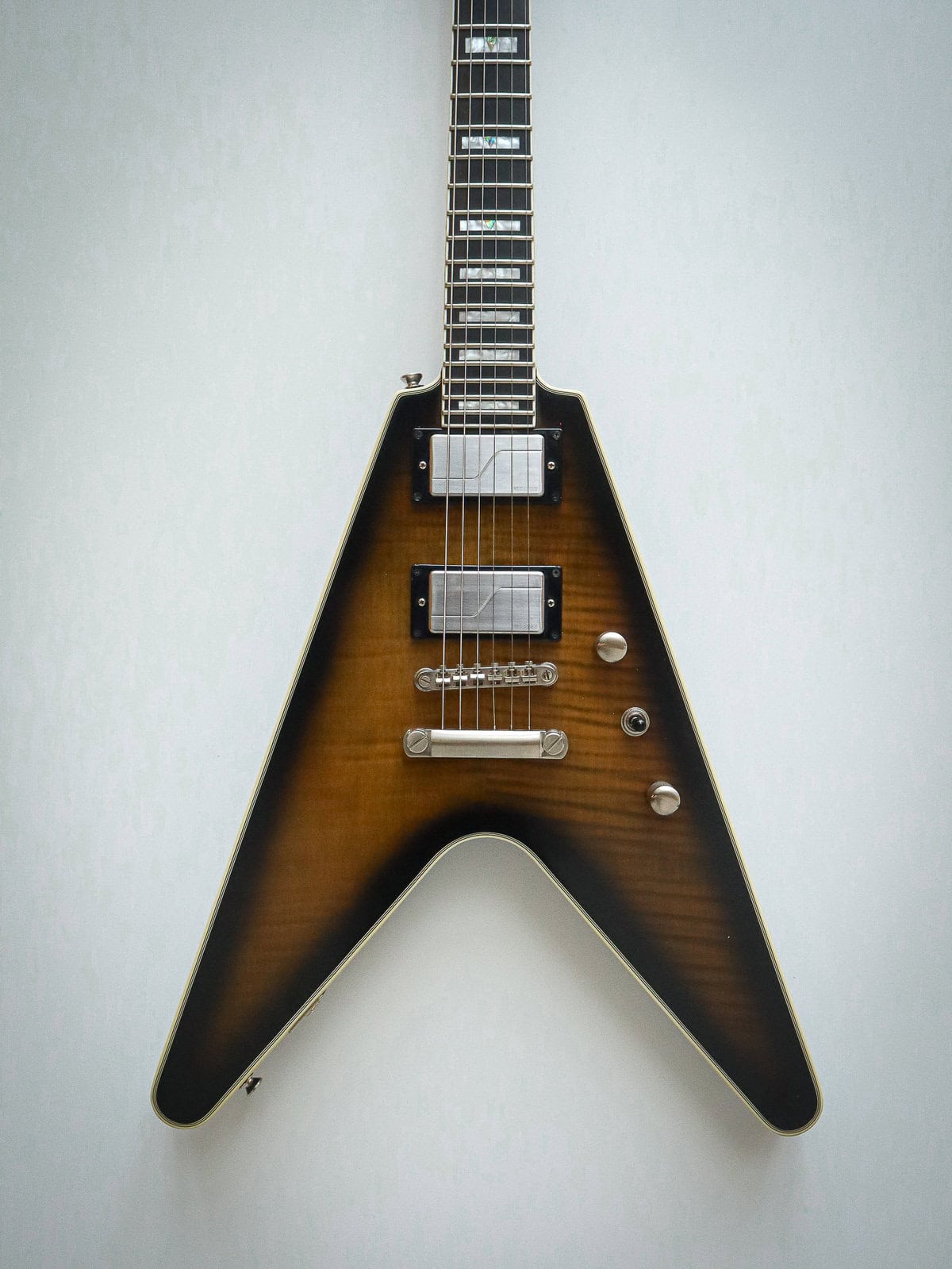 Epiphone Flying V Prophecy Yellow Tiger Aged Gloss (Pre-Owned) - Afbeelding 3