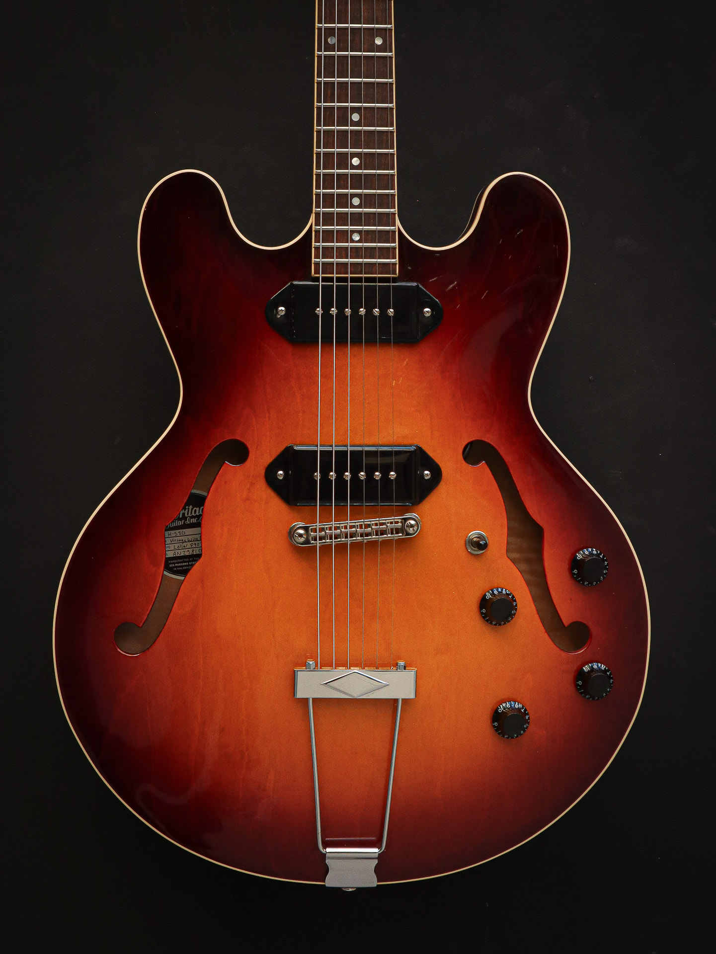 Heritage H530 Vintage Wine Burst Pre-Owned - Afbeelding 3