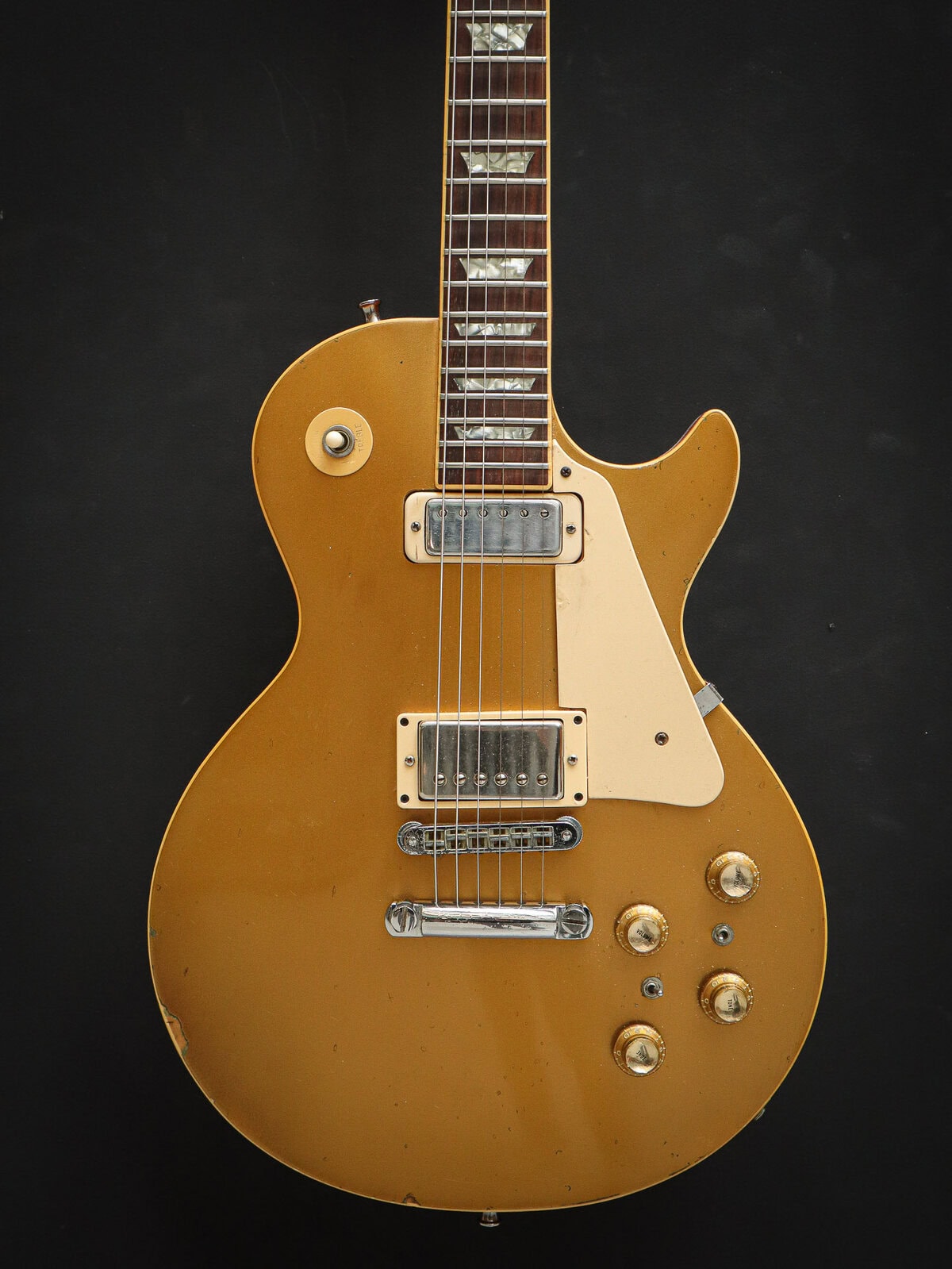 1975 Gibson Les Paul Deluxe Gold Top Pre-Owned - Afbeelding 3