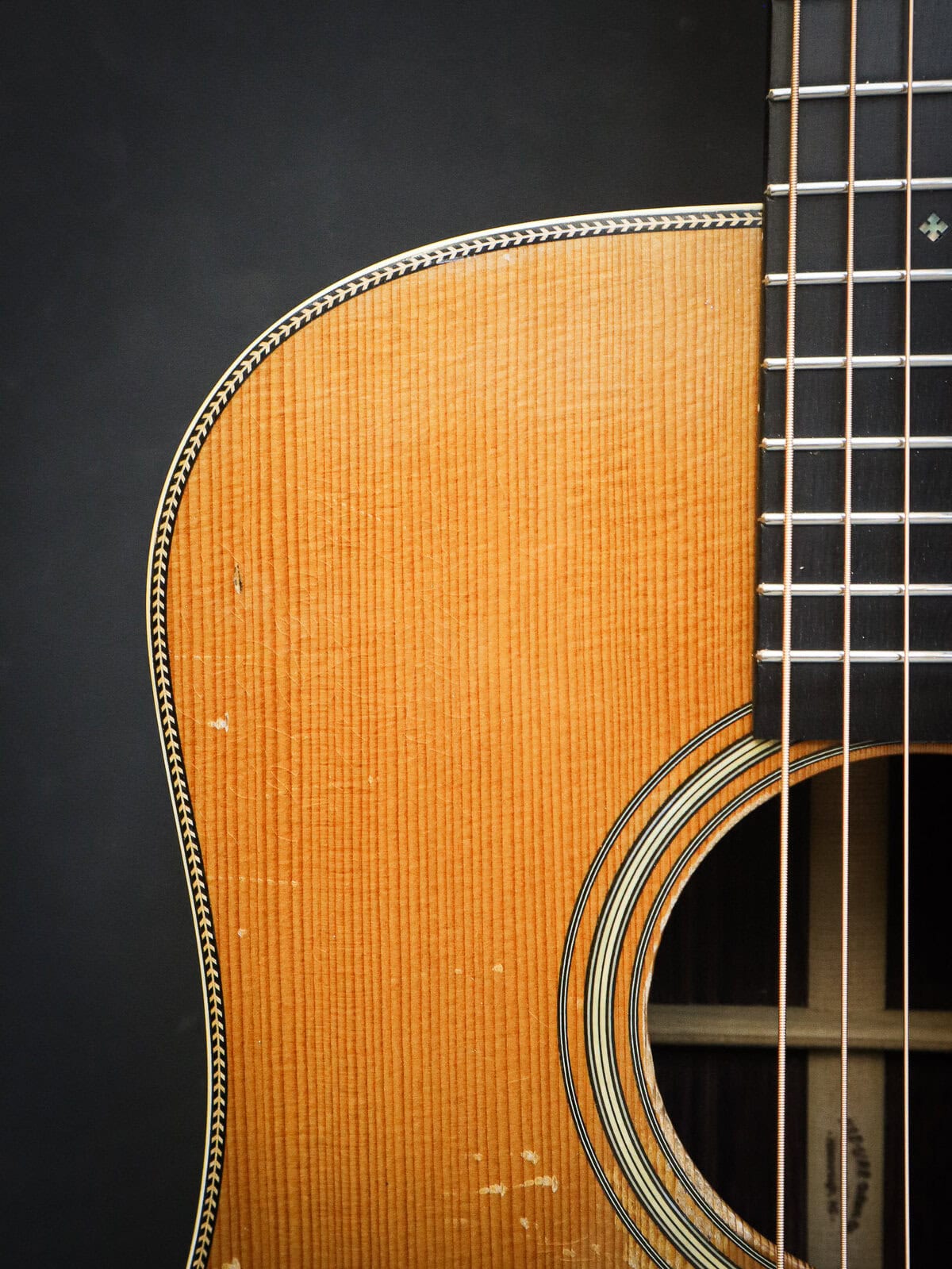 Pre-War D Herringbone Indian Rosewood - Afbeelding 6
