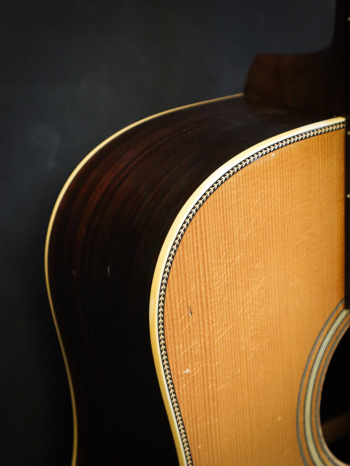 Pre-War D Herringbone Indian Rosewood - Afbeelding 8