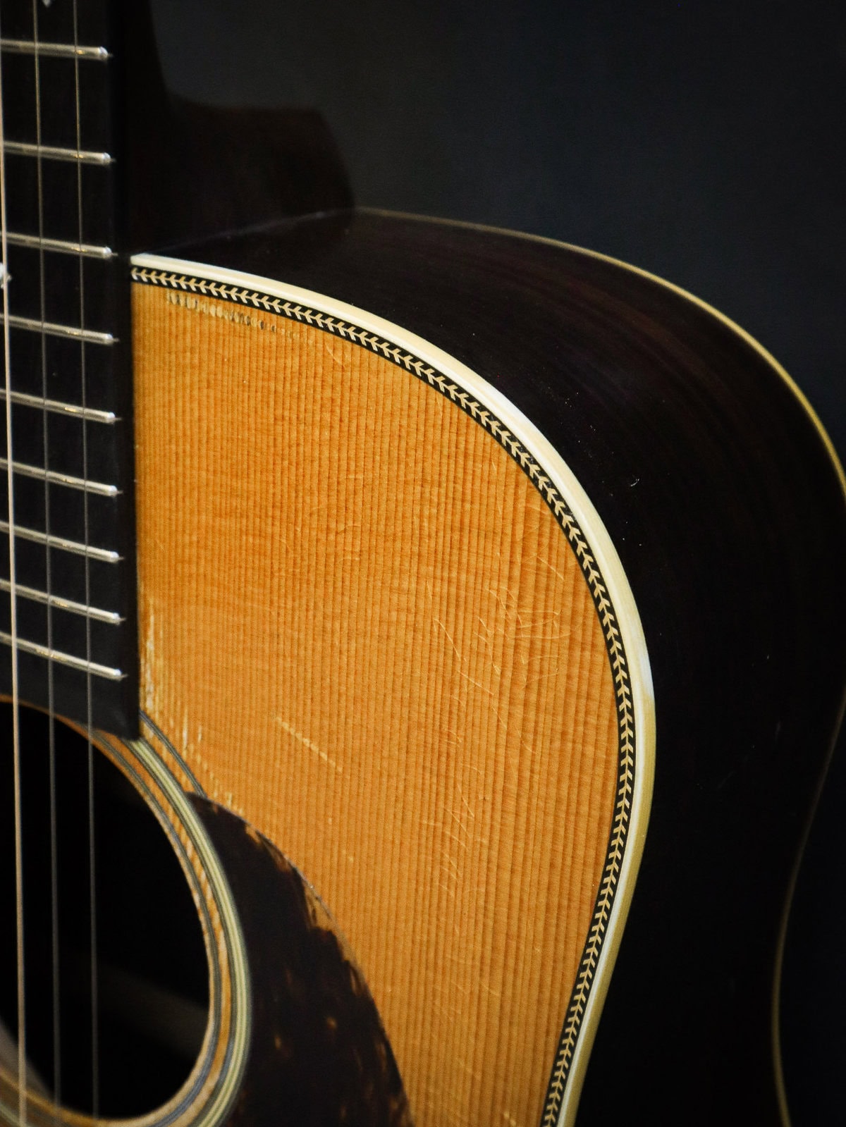 Pre-War D Herringbone Indian Rosewood - Afbeelding 7