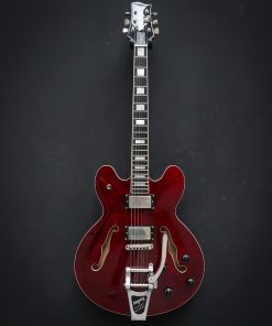 Alternative view of Stromberg Fremont w/ Bigsby - Trans Red Aged