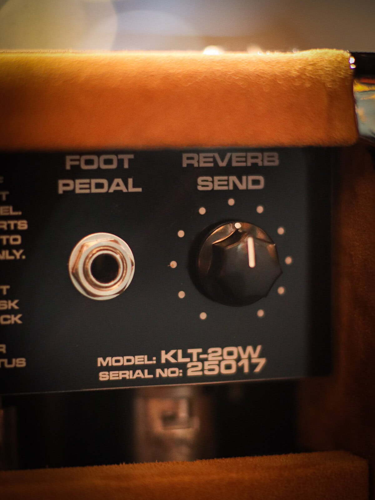 Van Laeck King Leo T Supercharged Blackface Amplifier Combo Suede - Afbeelding 6