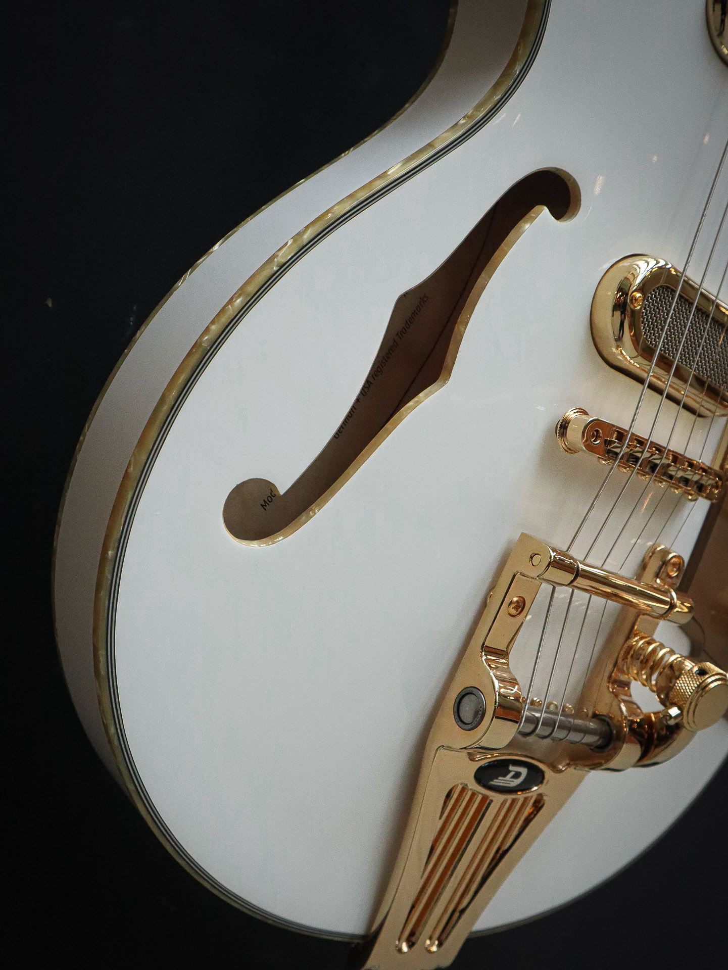 Duesenberg Starplayer TV Phonic Venetian White - Afbeelding 8