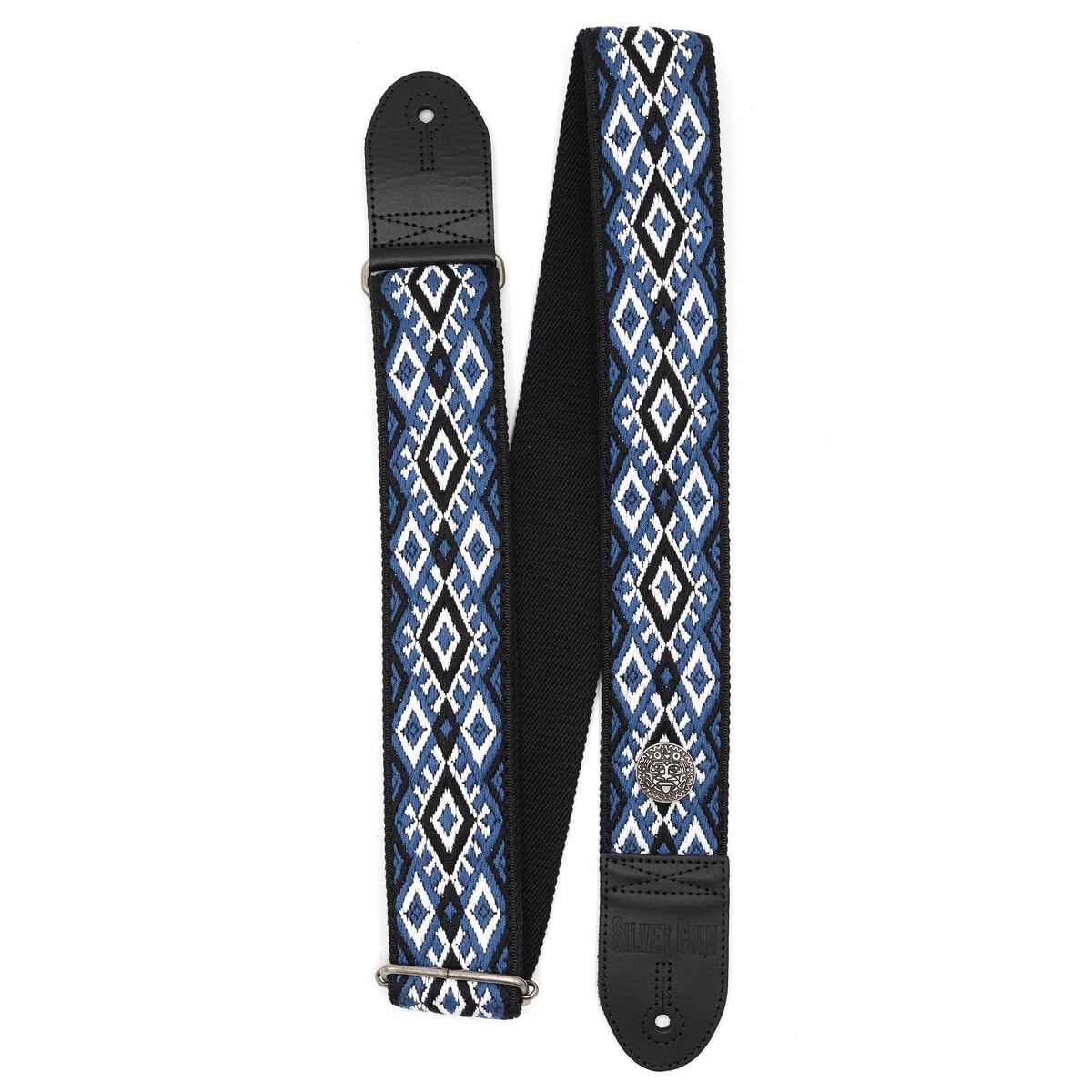 Silver Coin Atlaua Guitar Strap