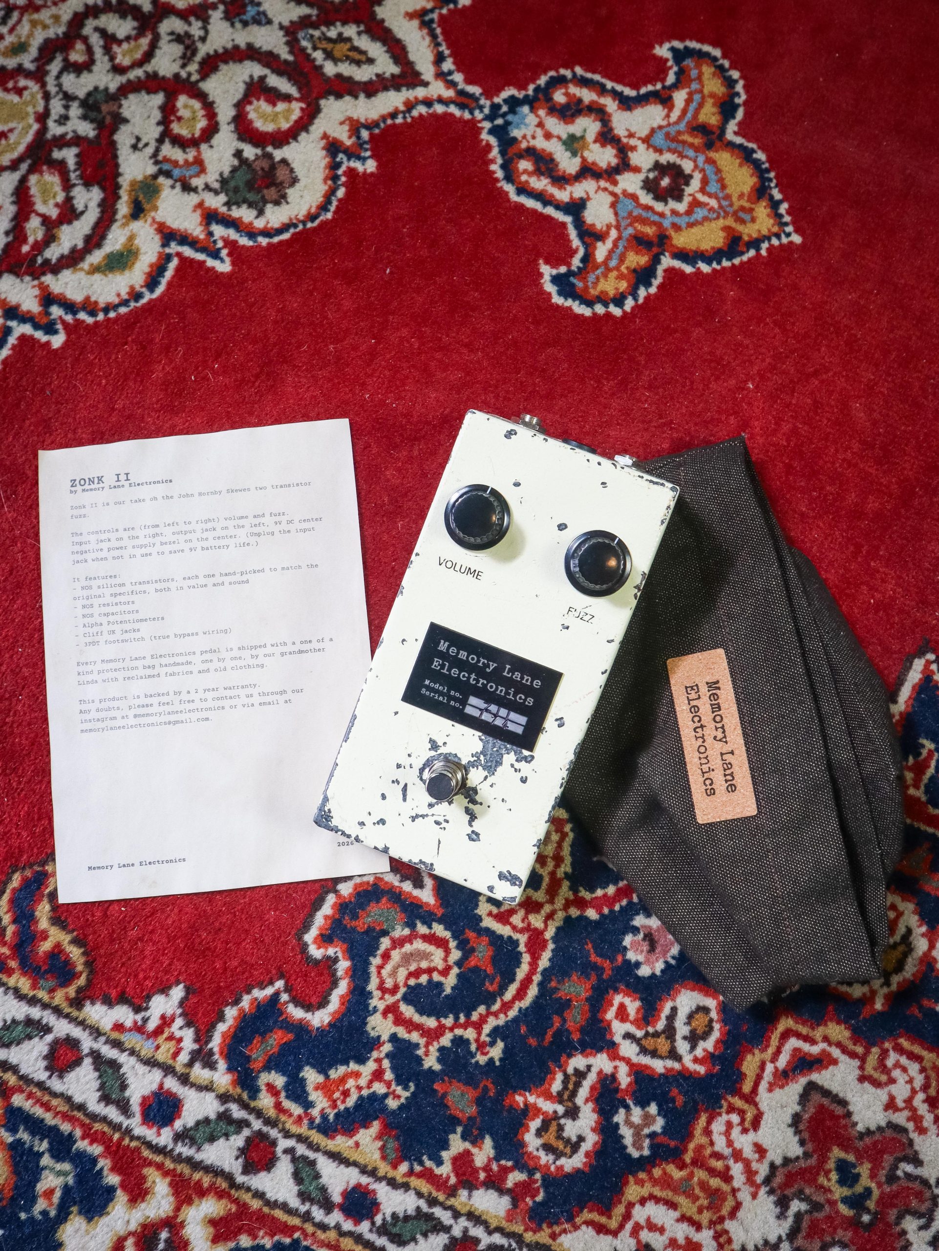 Memory Lane Electronics Zonk ll Fuzz - Afbeelding 2